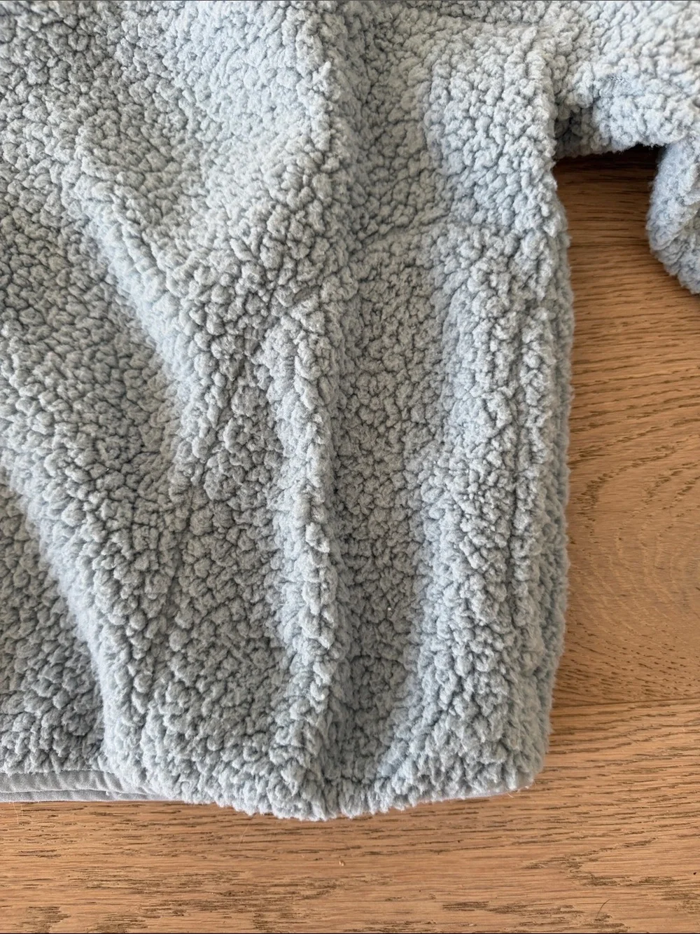 Kids Sherpa Half-Zip Pullovers - Hot Pink & Light Blue